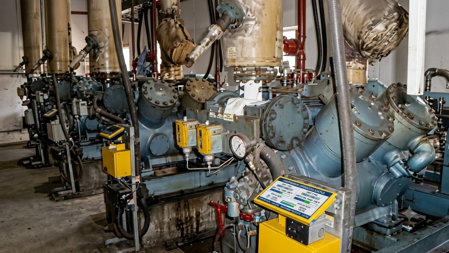 Grasso compressor machinery at Atlas Sea Food Ltd